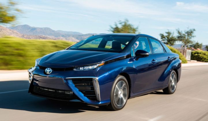 Toyota is driving down costs on the Mirai fuel cell system, which the company hopes will spur greater adoption.