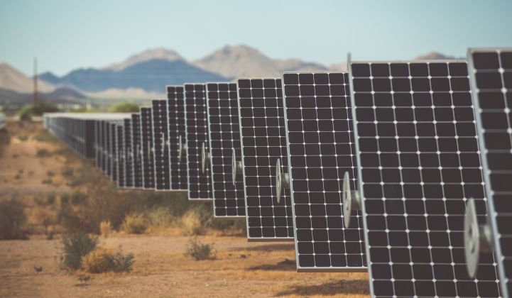 Double feature: Nearly two-thirds of proposed solar projects in California include batteries. (Avangrid)