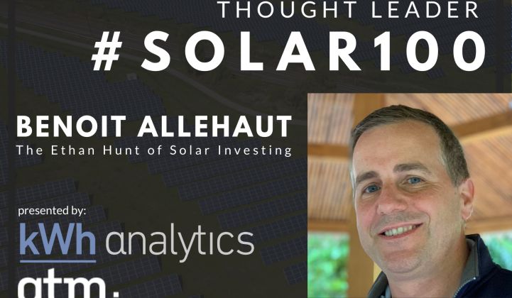 #Solar100’s Benoit Allehaut: The Ethan Hunt of Solar Investing