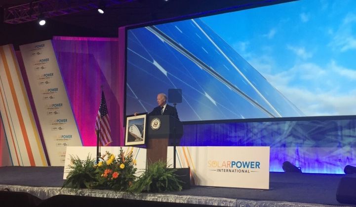 Biden Calls Out Special-Interest Groups for Stifling Solar Market Growth