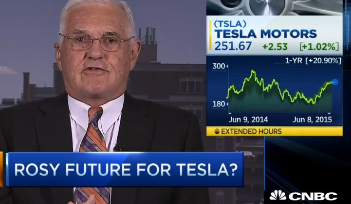 Former General Motors Executive Bashes Tesla’s Storage Plan: ‘Boy, I Don’t See it’