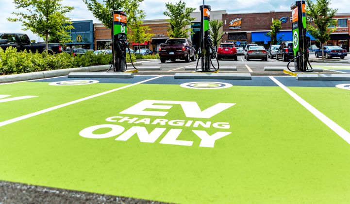 ChargePoint, whose backers include Chevron, operates the world's largest network of EV chargers.