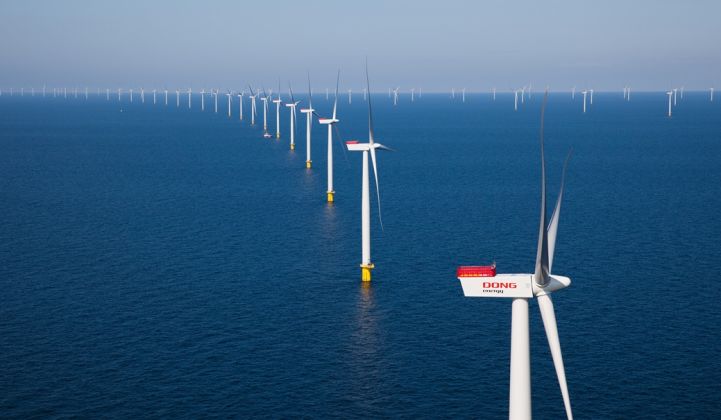 In New England and New York, 80 percent of wind build through 2026 will be located offshore.