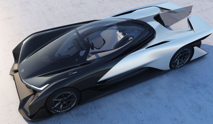 After Much Hype, Faraday Future Unveils Electric Race Car Concept at CES. Now What?