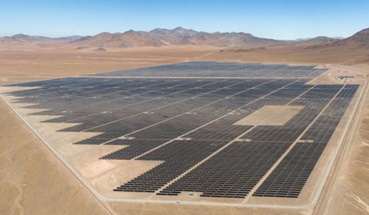 First Solar's 141MW Luz del Norte plant in Chile is tapping a new revenue stream: grid services.