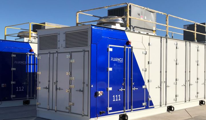 Containerized storage systems like the one pictured will help U.K. Power Reserve deliver fast-response grid services.