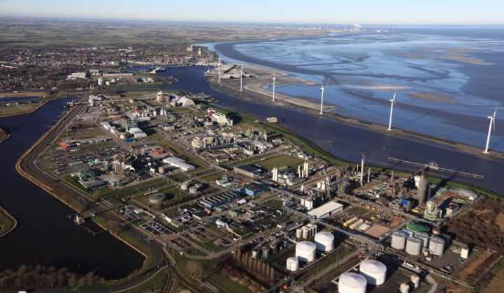 Eemshaven is the focus of plans for a green hydrogen cluster in the Netherlands. (Credit: Groningen Seaports)