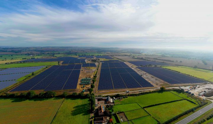 Gridserve hopes to use the same model on the rest of its U.K. solar pipeline. (Credit: Gridserve)