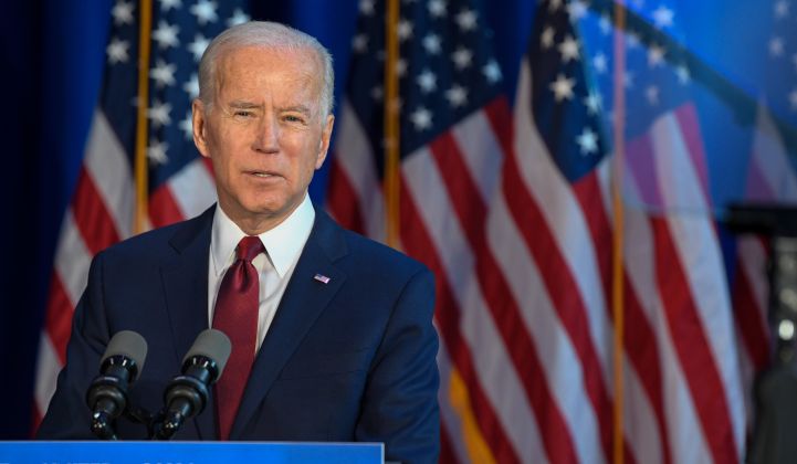 Joe Biden's election victory is being cheered by clean energy industry groups eager to share their priorities for his first 100 days in office.