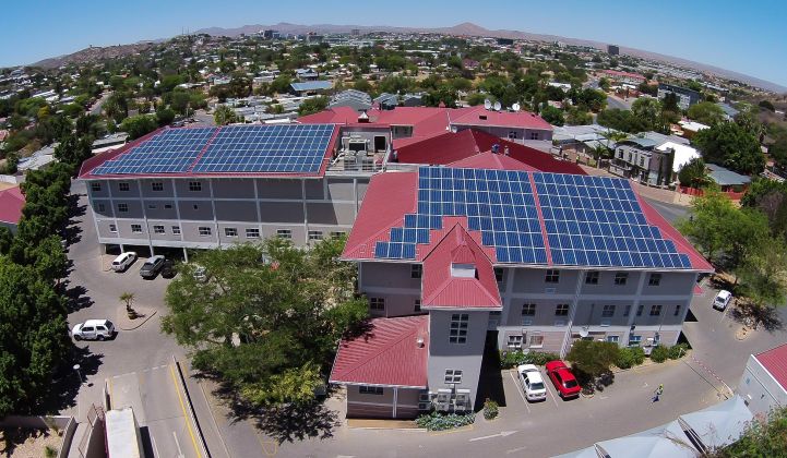 Zero-cost C&I solar systems are making up for losses from customers cancelling self-funded projects. (Credit: IBC Solar/Solsquare)