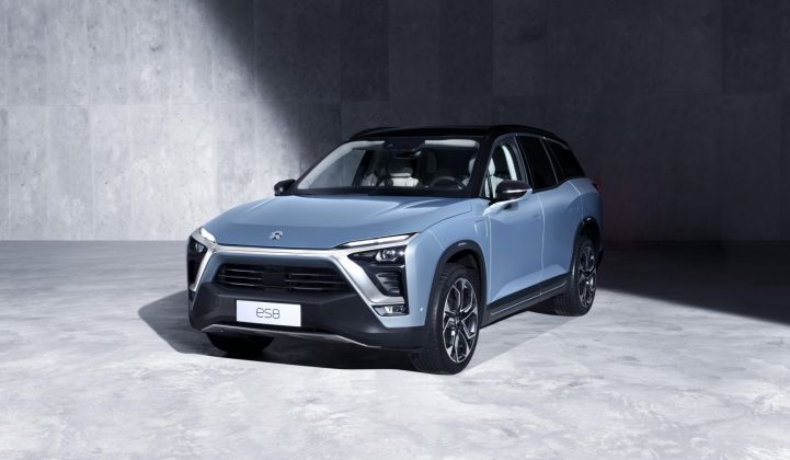 The company just started making deliveries of its first volume-manufactured vehicle, the ES8 SUV, in June 2018.
