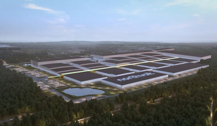 Northvolt Ett, the firm's first gigafactory, is on track to begin operations next year. (Credit: Northvolt)
