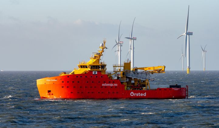 Ørsted expects to have a world-leading 15 gigawatts of offshore wind capacity up and spinning by 2025. (Credit: Ørsted)