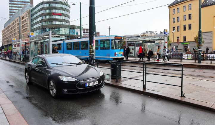 Concerned about charging times, taxi drivers remain rare EV holdouts in Norway.