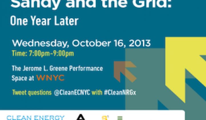 Live Event: Sandy and the Grid in NYC