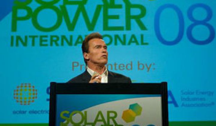 Schwarzenegger: Solar Can't Be Stopped
