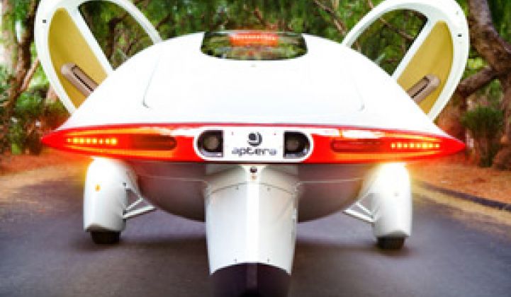Sci-Fi Inspired Vehicle to Hit California Roads