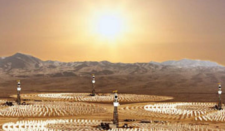 SolarReserve Raises $140M for Solar-Thermal Projects