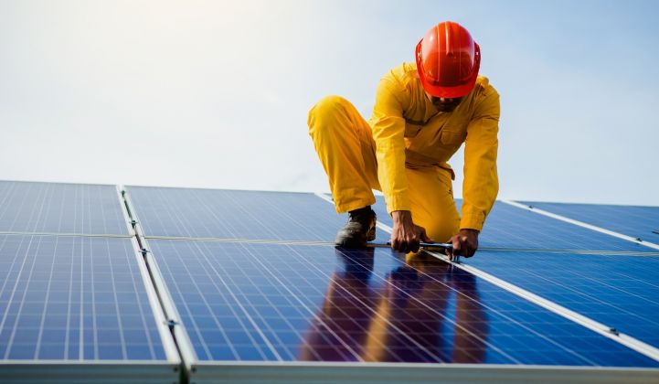 Solar employment is down for the second year in a row.