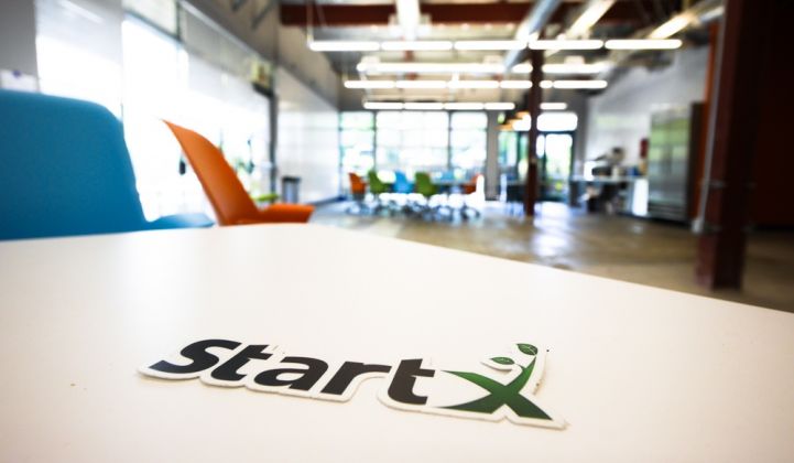 Stanford Startx accelerator for energy innovation.