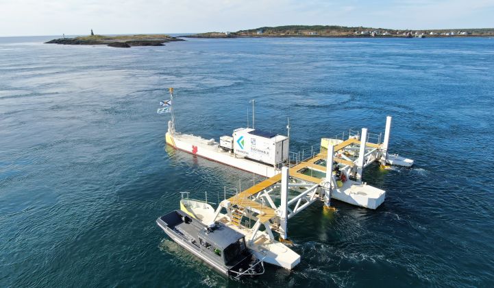 Inerjys-backed Sustainable Marine Energy plans to build a pilot-scale project for Canadian province Nova Scotia.