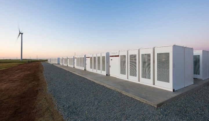 Energy storage represents a huge investment opportunity. (Credit: Tesla)