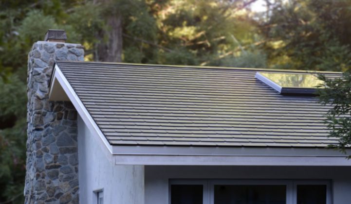 Tesla is back to producing its solar roof product at the New York Gigafactory.