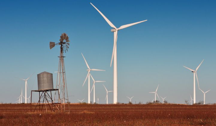 A snapshot of Texas's growing appetite for wind and solar power.