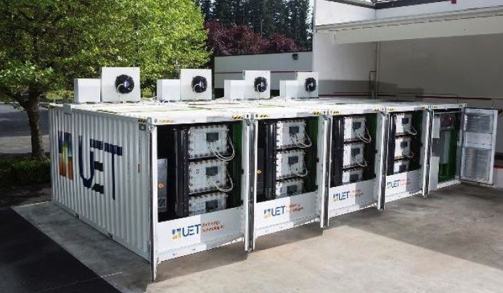 UniEnergy Brings Next-Gen Vanadium Flow Battery to Commercial Scale