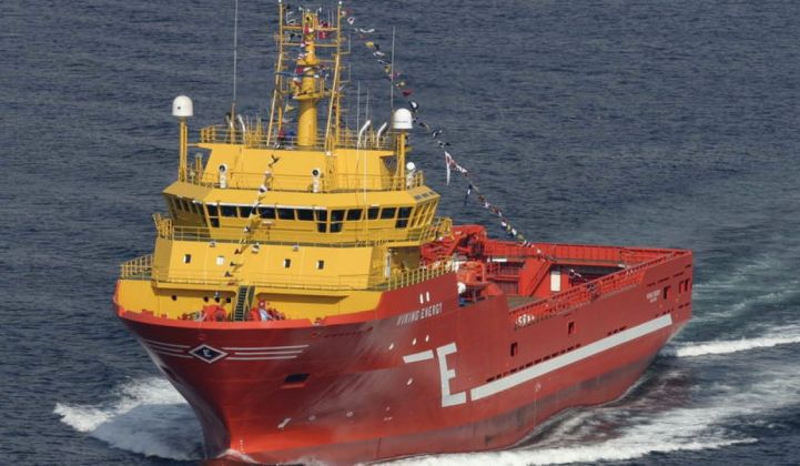 Equinor and Eidesvik Offshore will retrofit the Viking Energy supply vessel to run on ammonia fuel cells. (Credit: Eidesvik Offshore/Equinor)