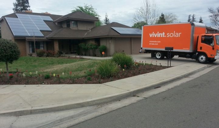 Installation growth is not a problem for Vivint Solar.