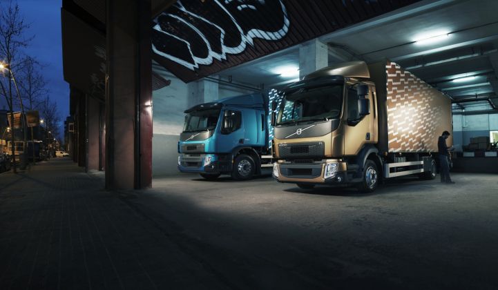 Volvo is conducting tests on how to manage fleets of electric trucks.