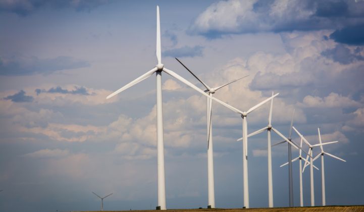 A wind farm operating in Senator Chuck Grassley's home state of Iowa.