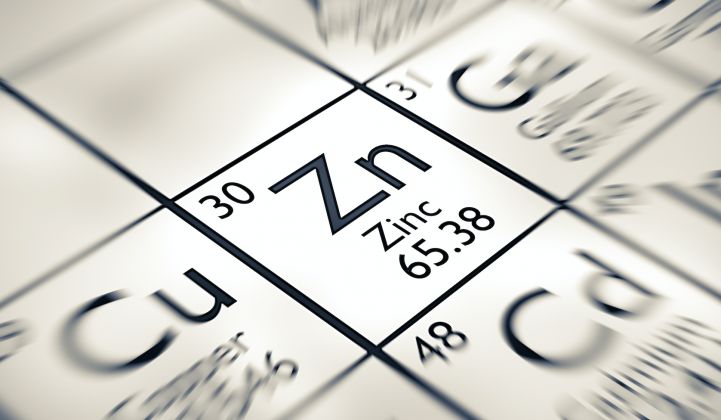 ZincNyx Energy Solutions says it has a new zinc-based flow battery.