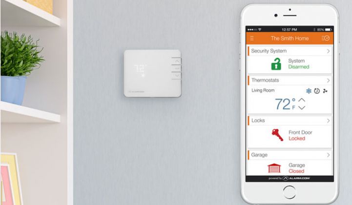 Alarm.com Builds Its Own Smart Thermostat