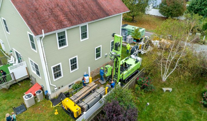 Dandelion Energy wants to cut the costs and expand the market for residential geothermal heat pumps to replace oil and natural gas. (Credit: Dandelion Energy)