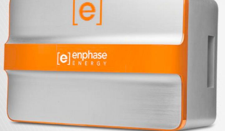 Enphase Charges Into the Energy Storage Market
