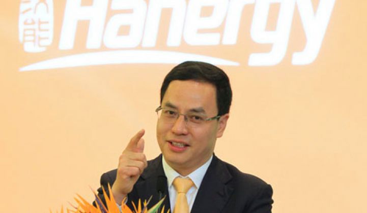 Update: Hanergy Thin Film CEO Shorts Stock Days Before Price Plummets