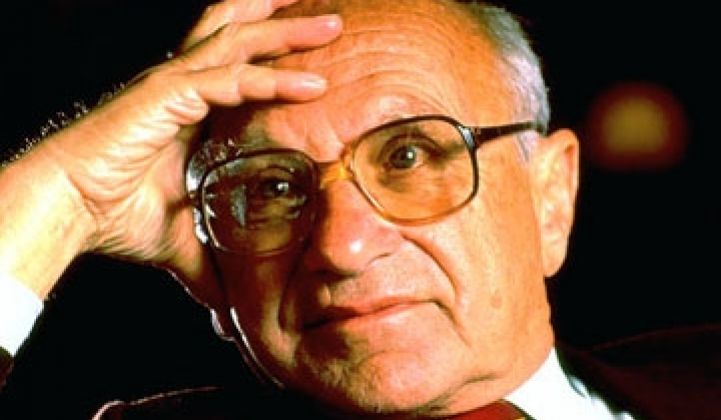 Was Milton Friedman Greentech’s Biggest Enemy?