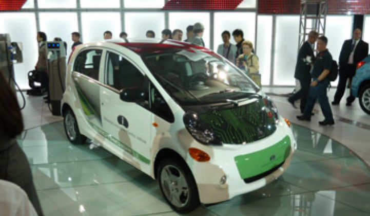 Mitsubishi to Produce Eight EVs by 2015