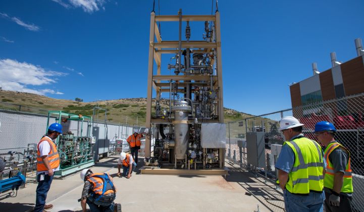 NREL bioreactor at power to gas pilot facility.