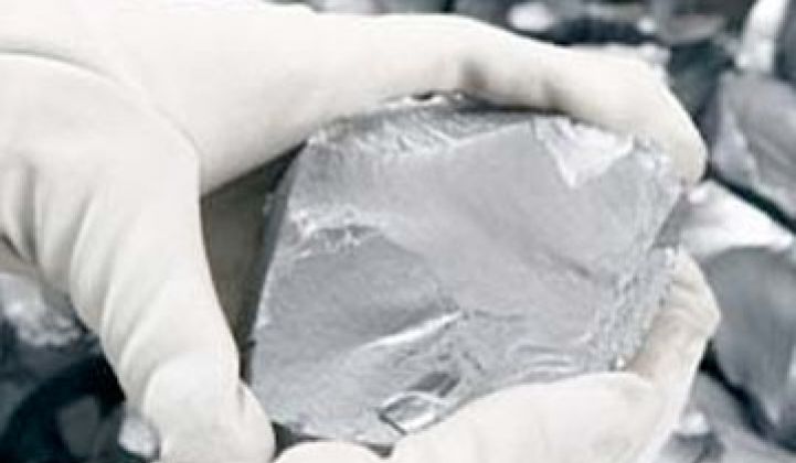 China to Restrict Polysilicon Production