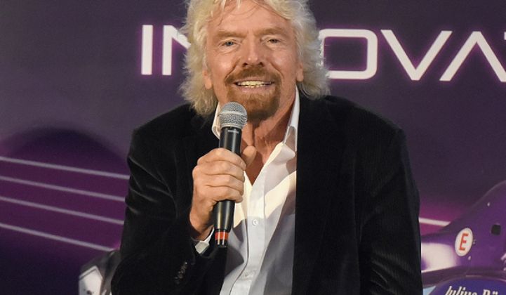Sir Richard Branson Talks Self-Driving Race Cars, Investing in Cleantech, and Fake Meat