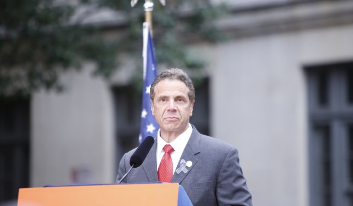 Gov. Andrew Cuomo presented energy plans for New York in the 2018 State of the State address.