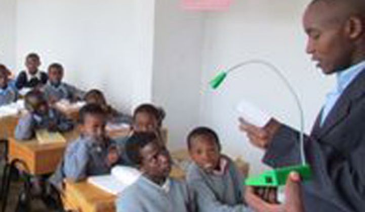 Guest Post: Fighting Illiteracy With Solar Lights