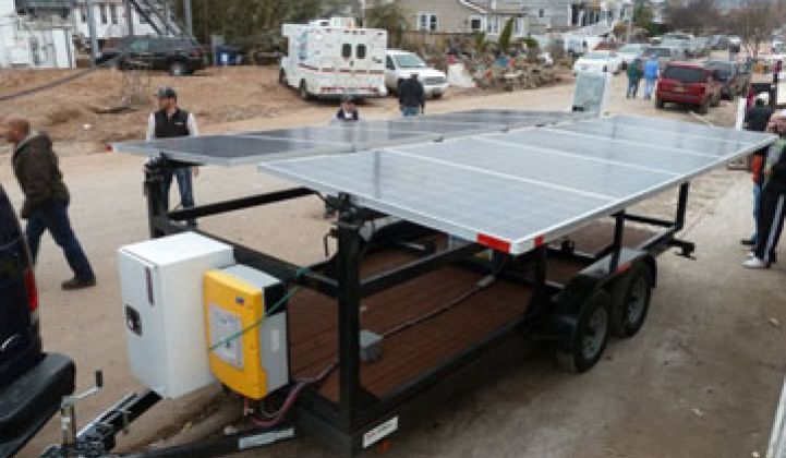 Can Solar Generators Get a Toehold After Sandy?