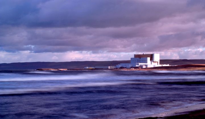 EDF's Torness Nuclear Power Station in the U.K. Only three EU nations, plus the recently departed U.K., are building new nuclear reactors. (Credit: EDF)