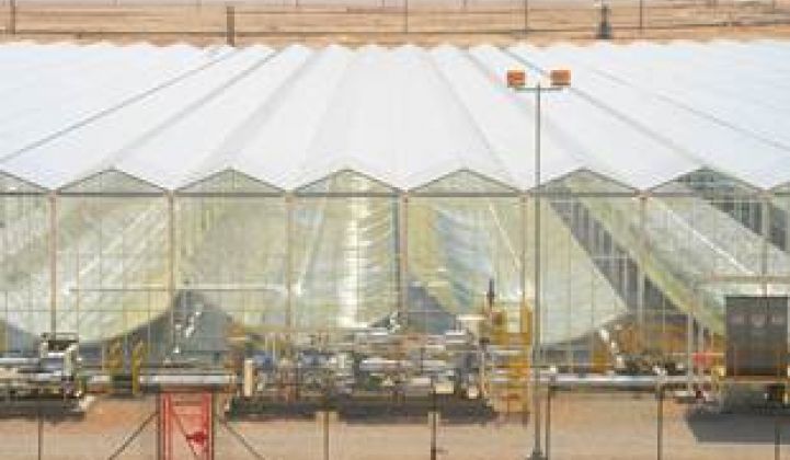 GlassPoint Brings 7 MW of Enclosed Trough CSP On-Line in Oman