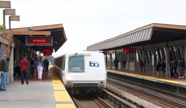Bay Area Rapid Transit Will Run Trains on 100% Renewable Energy