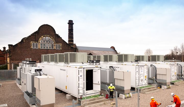 NEC Energy Solutions supplied the 20-megawatt Carnegie Road battery, Ørsted's first foray into large-scale grid storage. (Photo credit: Ørsted)